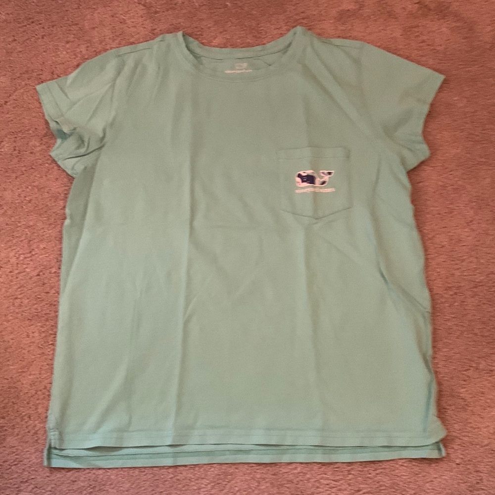 Turquoise Vineyard Vines short sleeve size small